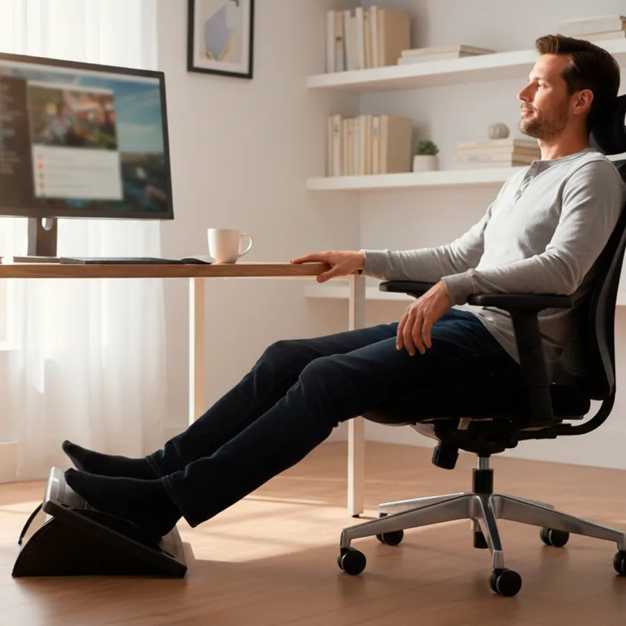 Apoio para pés com 3 regulagens - Imagem 2