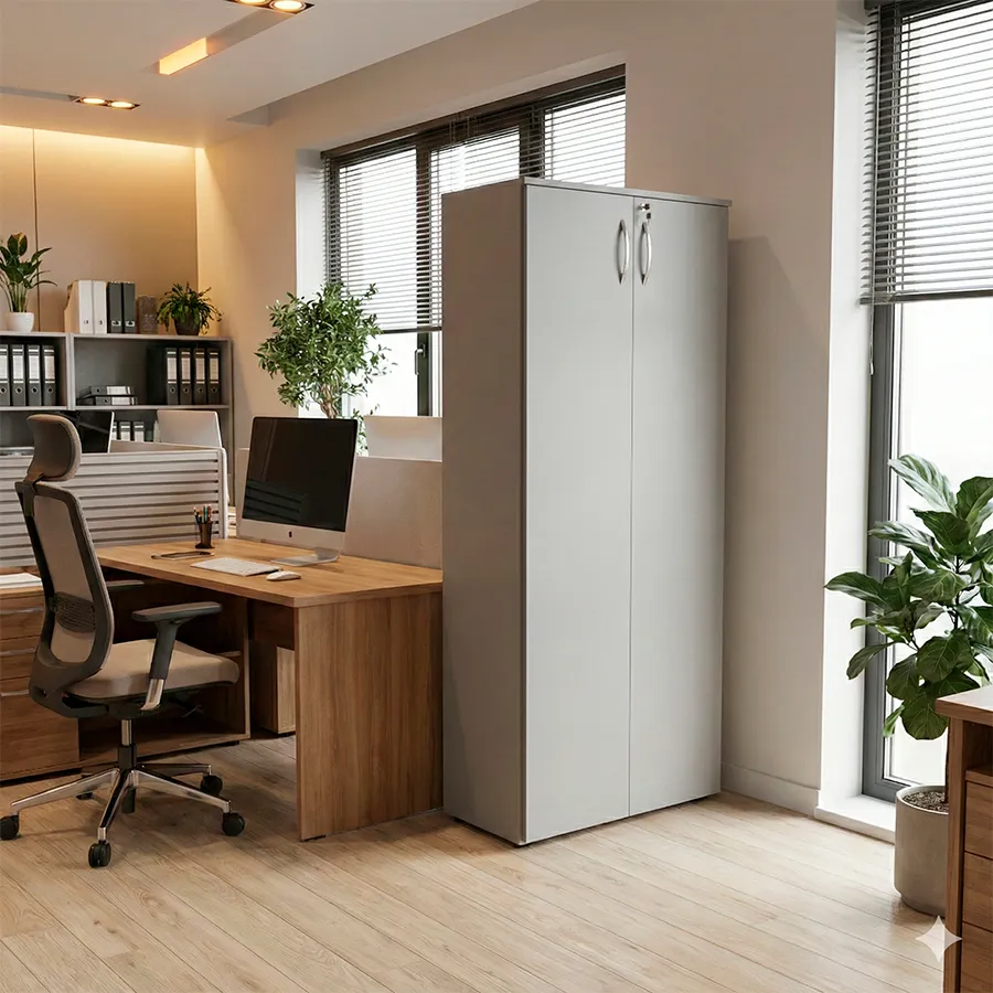 Armário Alto de Escritório com Chave - Imagem 2