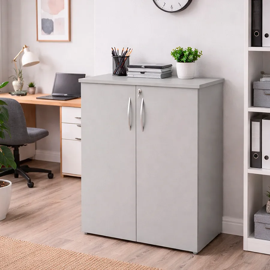 Armário Baixo de Escritório com Chave - Imagem 3