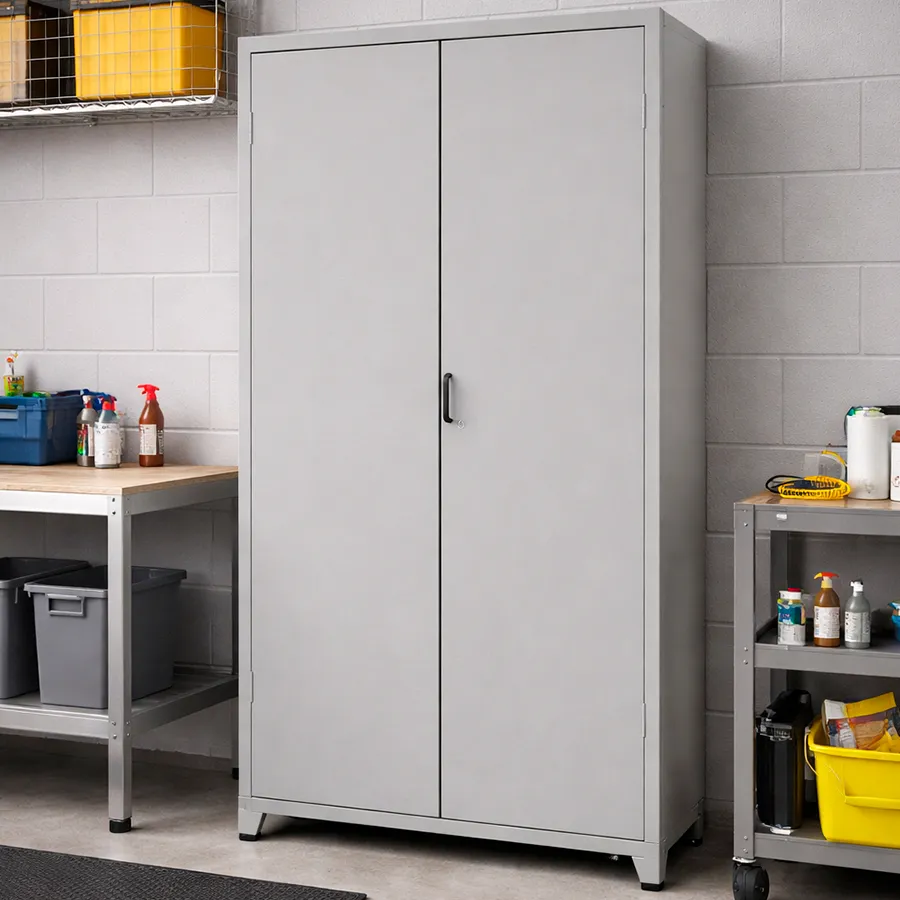 Armário de Aço Alto 2 Portas: Organização Blindada e Durabilidade Industrial - Imagem 2
