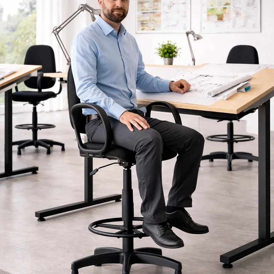 Cadeira caixa diretor com braço corsa - Imagem 4