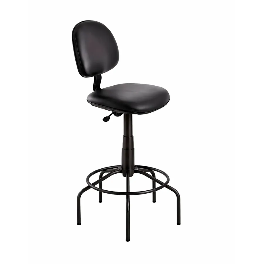 Cadeira Caixa Executiva Ergonômica com Aro Fixo e Regulagem de Altura