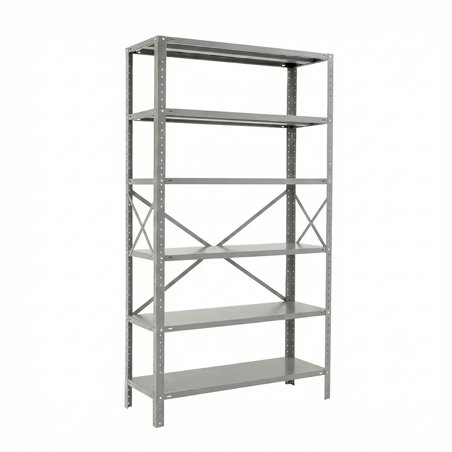 Estante com reforço em X