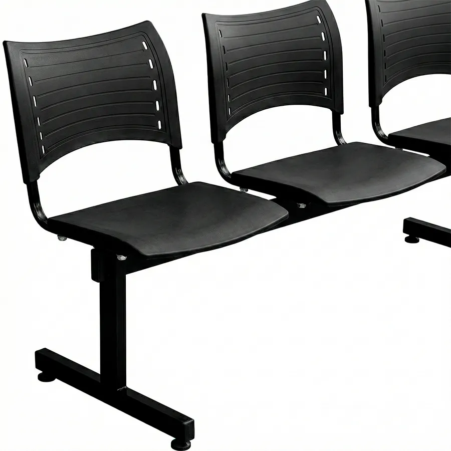 Longarina Isoflex 3 Lugares: Conforto e Resistência para sua Sala de Espera - Imagem 2