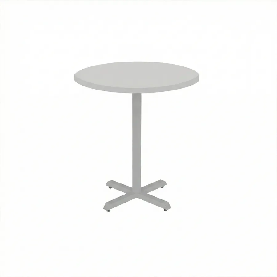 Mesa de Reunião Redonda Minimalist White