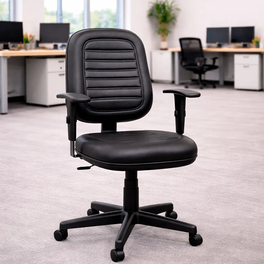 Poltrona Diretor em Couro Gomado - Imagem 3