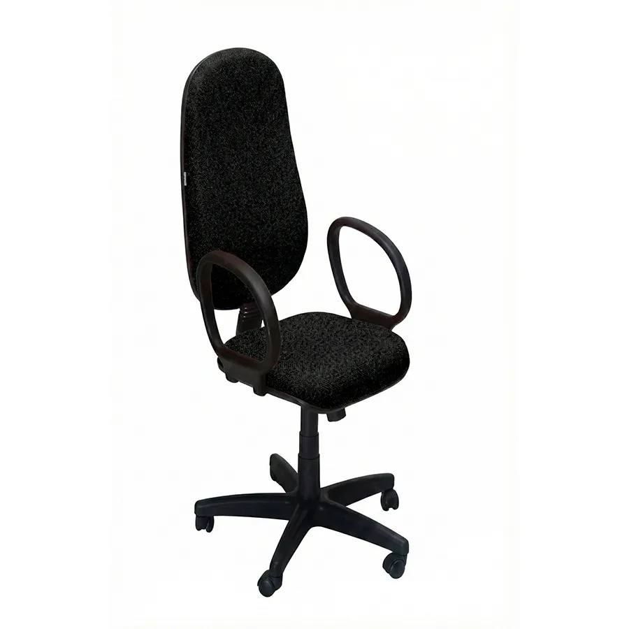 Poltrona presidente em tecido com braço