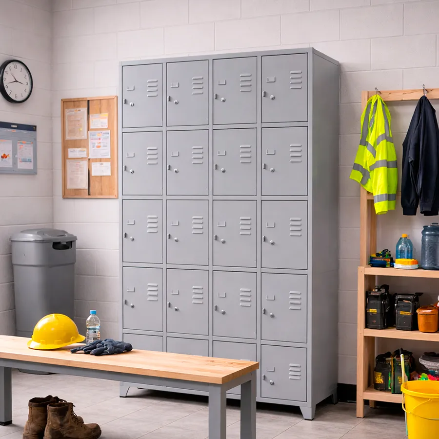 Roupeiro de Aço 20 Portas: A Solução de Alta Capacidade para Vestiários e Empresas - Imagem 3