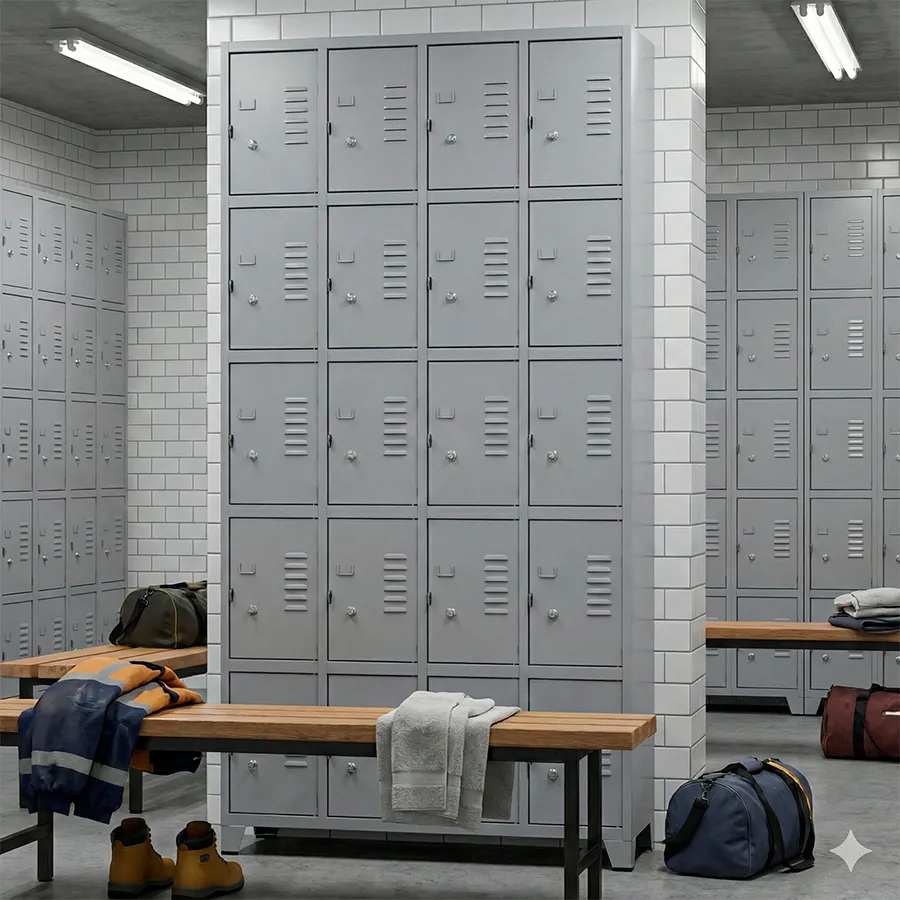 Roupeiro de Aço 20 Portas: A Solução de Alta Capacidade para Vestiários e Empresas - Imagem 2