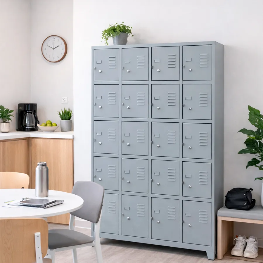 Roupeiro de Aço 20 Portas: A Solução de Alta Capacidade para Vestiários e Empresas - Imagem 4