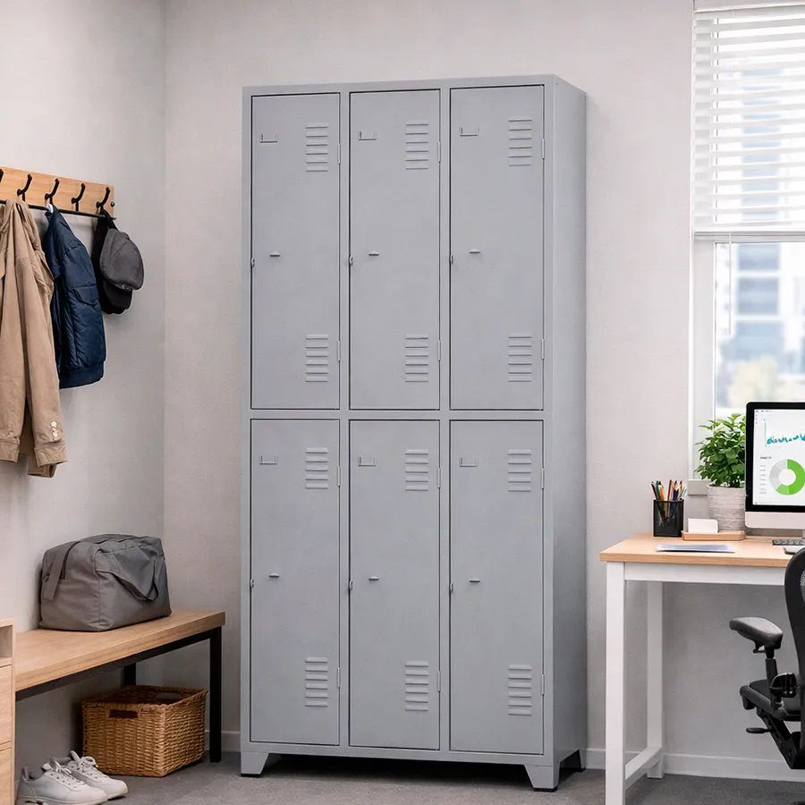 Roupeiro de Aço 8 Portas Grandes - Imagem 4