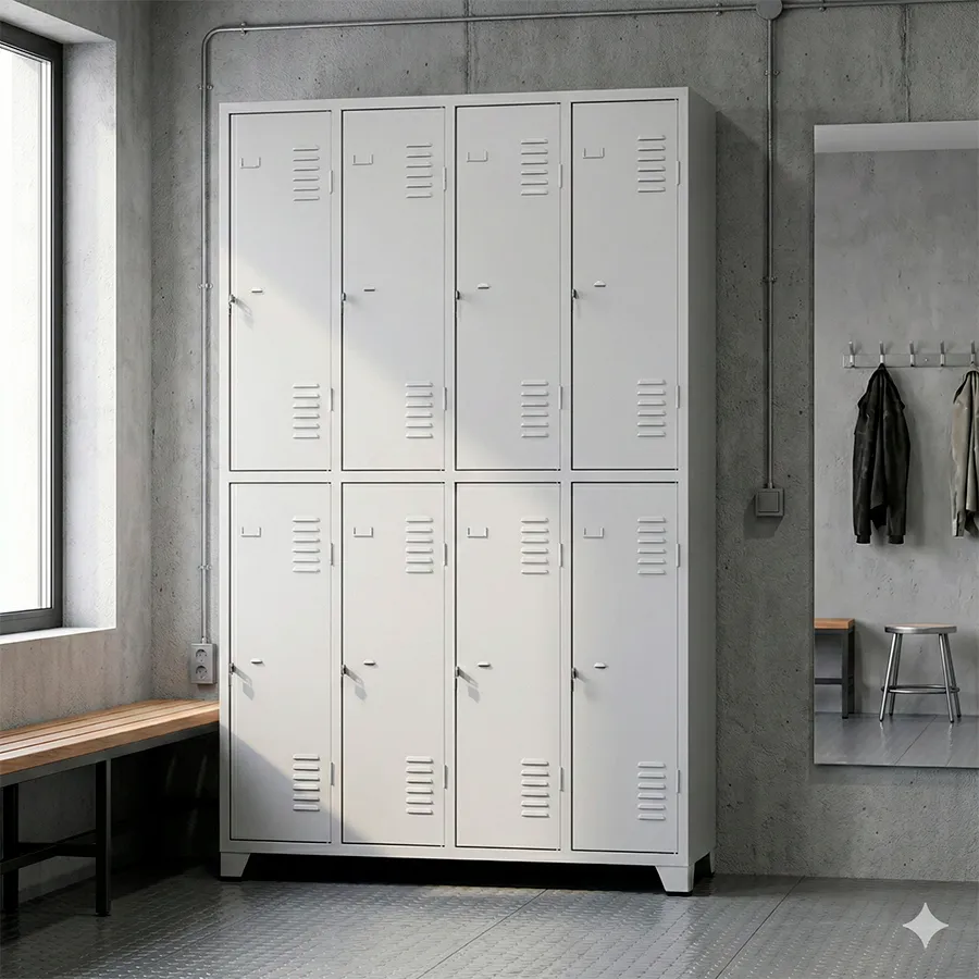 Roupeiro de Aço 8 Portas Grandes - Imagem 2