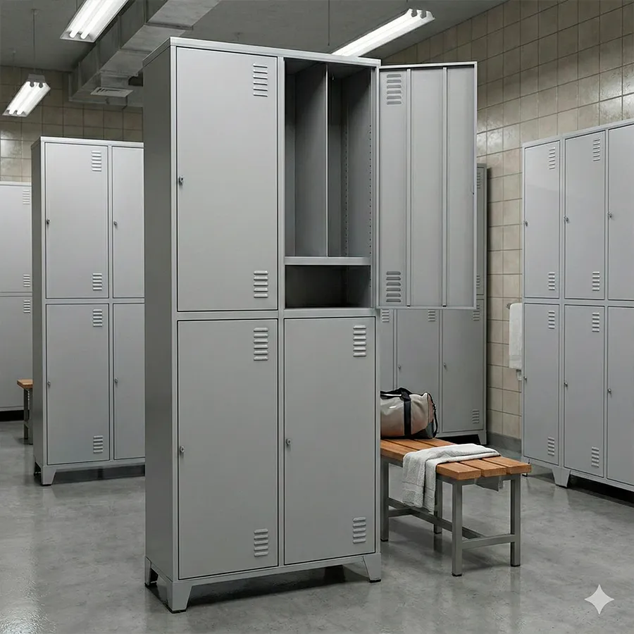 Roupeiro de Aço Insalubre 4 Portas - Imagem 3