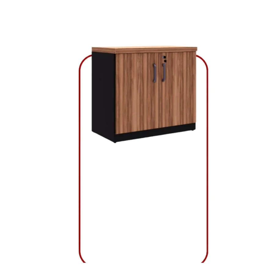 Armário Baixo para Escritório Nogal - Móveis VM Salvador